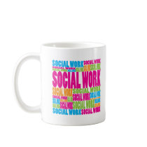 Colorful Social Work Coffee Mug