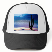 Colorful Southwest Desert Sunrise Trucker Hats