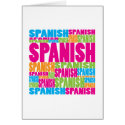 Colorful Spanish cards