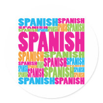 Colorful Spanish stickers by busybees Colorful Spanish stickers