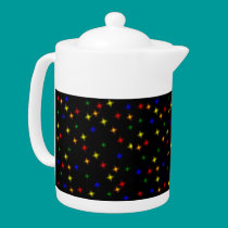 Colorful Sparkles teapots