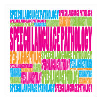 Colorful Speech Language Pathology posters