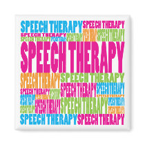 Colorful Speech Therapy Refrigerator Magnet