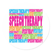 Colorful Speech Therapy Stickers