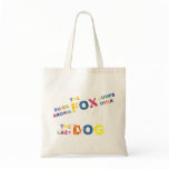 Colorful Spelling Alphabet Pangram Bag
