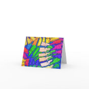 Colorful Spine Art Card
