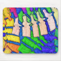 Colorful Spine Art Mousepad