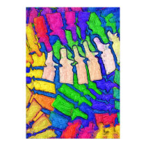 Colorful Spine Art Poster posters