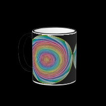 Colorful Spiral Coffee Mug