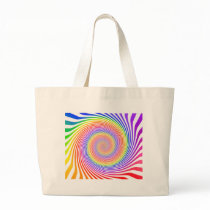 Colorful Spiral Design: Bag