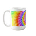 Colorful Spiral Design: mugs