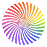 Colorful Spiral Design: stickers