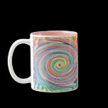 Colorful Spiral Pattern Coffee mug mugs