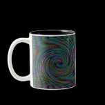 Colorful Spiral Pattern Coffee Mug mugs