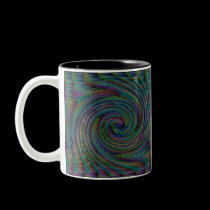 Colorful Spiral Pattern Coffee Mug