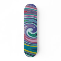 Colorful Spiral Skateboard by JKdesigns Colorful Spiral Skateboard