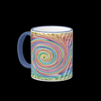 Colorful Spiral Swirl Coffee Mug