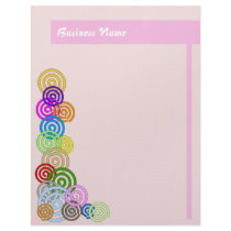 Colorful Spirals letterhead by Vanityz Colorful Spirals letterhead
