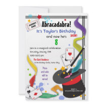 Colorful Splash Fun with Magic Invitation