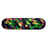 Colorful spots pattern custom skateboard