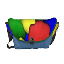 Colorful Spots Rickshaw Messenger Bag
