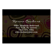 colorful squares business cards