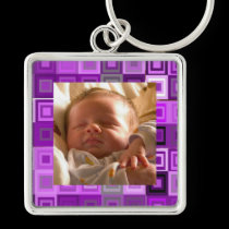 Colorful Squares keychains