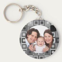 Colorful Squares/Photo keychains