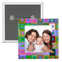 Colorful Squares/Photo buttons
