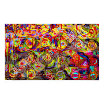 colorful squiggles posters by stacibuchanan colorful squiggles posters