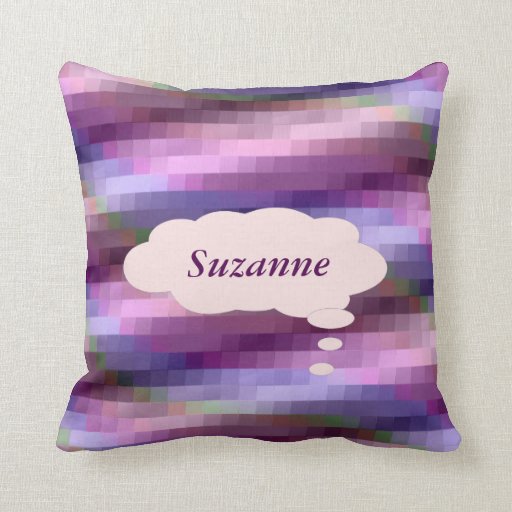 Colorful Stairs Personalized Throw Pillow Zazzle
