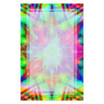 Colorful Star Blank Stationery