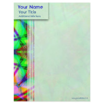 Colorful Star Custom Letterhead