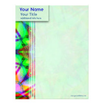 Colorful Star Custom Letterhead
