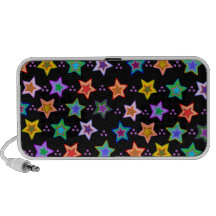 Colorful star pattern speaker system