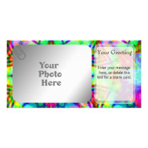 Colorful Star PhotoCard Template