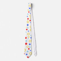 Colorful stars and circles - Tie by cycreation Colorful stars and circles - Tie