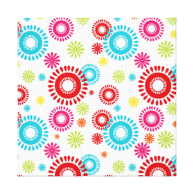 Colorful Stars Bold Bursts of Color Canvas Prints