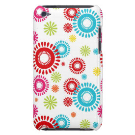 Colorful Stars Bold Bursts of Color Barely There iPod Cases