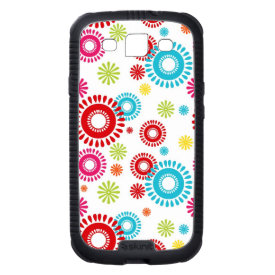 Colorful Stars Bold Bursts of Color Samsung Galaxy S3 Case