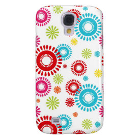 Colorful Stars Bold Bursts of Color Samsung Galaxy S4 Covers