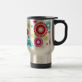 Colorful Stars Bold Bursts of Color Coffee Mugs