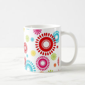 Colorful Stars Bold Bursts of Color Mugs