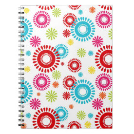 Colorful Stars Bold Bursts of Color Notebook