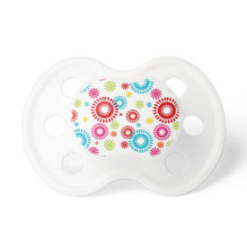 Colorful Stars Bold Bursts of Color Pacifiers