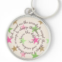 Colorful Stars Serenity Prayer Keychain by KrispysKingdom Colorful Stars Serenity Prayer Keychain