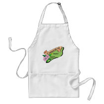 Colorful State of Connecticut Map Tees, Gifts Apron