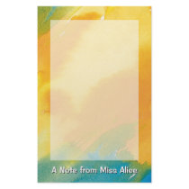 Colorful Stationery