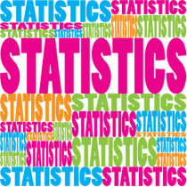 Colorful Statistics photo sculptures
