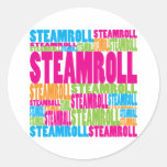 Colorful Steamroll Sticker